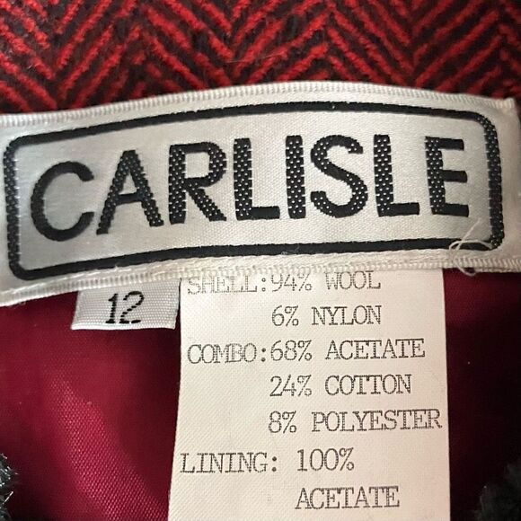 Carlisle Jacket w/ Christian A Skirt makeup this gorgeous suit / SZ: 12 - Picture 4 of 10